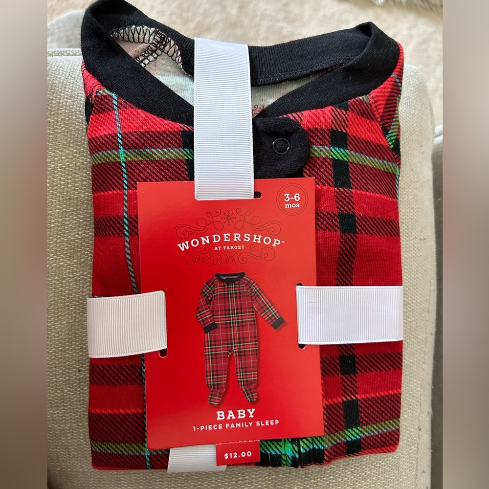 Target 3-6 month Christmas Pajamas NWT